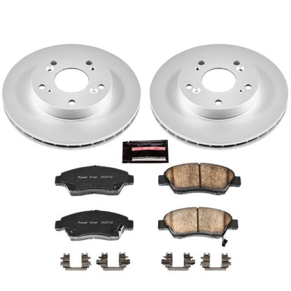 PowerStop Power Stop 02-06 Acura RSX Front Z17 Evolution Geomet Coated Brake Kit