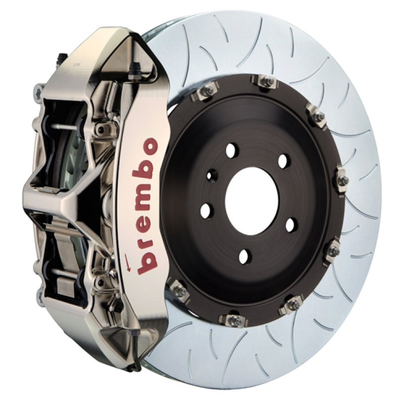 Brembo 25+ BMW X3 30 xDrive Fr GT-R BBK 6 Pist Billet 380x34 2pc Rotor Slotted Type3 - Nickel Plated