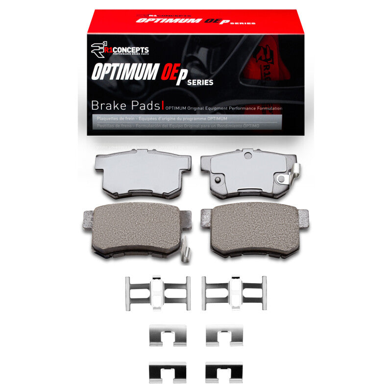 R1 Concepts R1 95-11 Acura RL Rear Optimum OE Pads & Hardware Kit