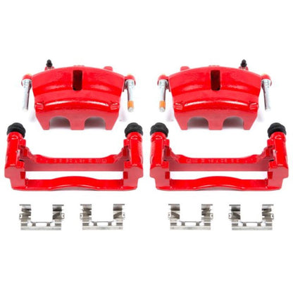 PowerStop Power Stop 06-07 Buick Rainier Front Red Calipers w/Brackets - Pair