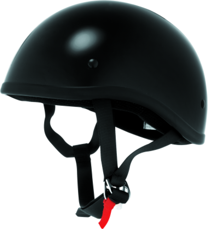 Bikers Choice Skid Lids Original Helmet Flat Black - Small