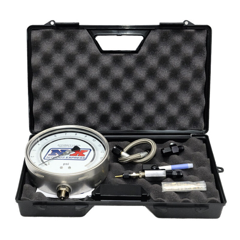 Nitrous Express Master Flo-Check Pro (6 Certified Gauge & Molded Case)