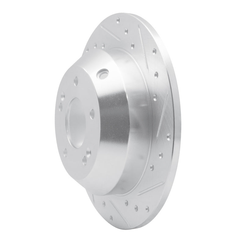 R1 Concepts R1 15-20 Kia SORENTO Rear Right Drilled & Slotted Silver Brake Rotor