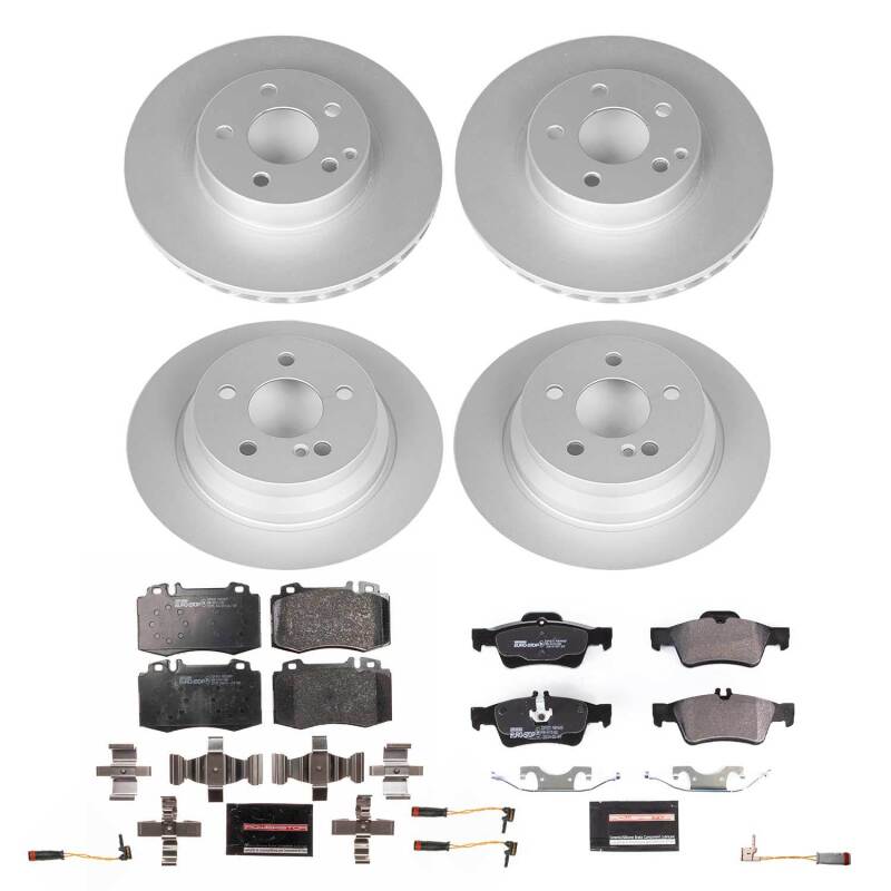 PowerStop Power Stop 04-06 Mercedes-Benz E500 Front and Rear Eurostop Brake Kit
