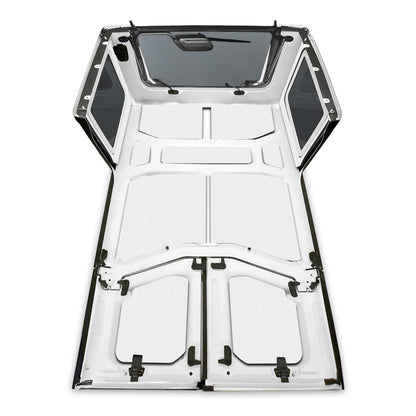 DEI 18-23 Jeep Wrangler JL 4-Door Boom Mat Complete Headliner Kit - 13 Piece - White