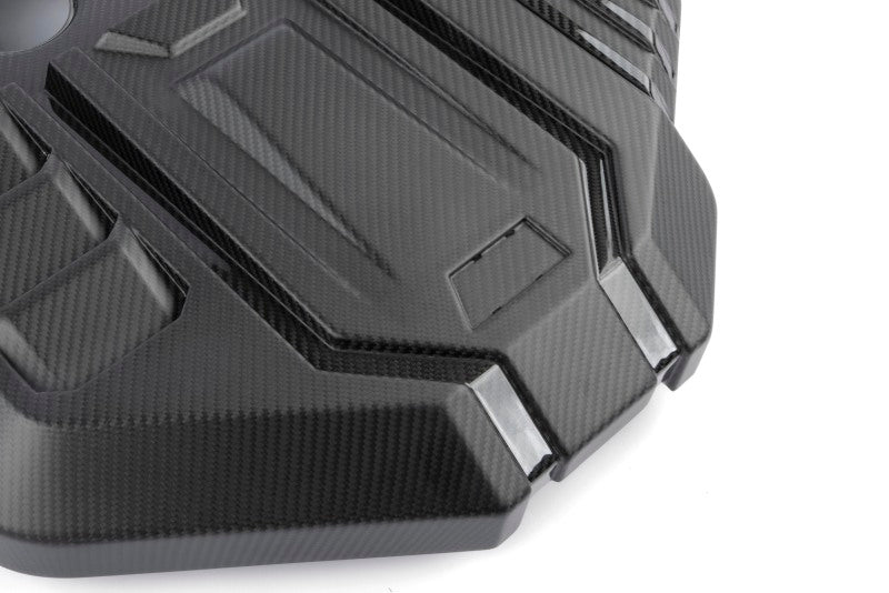 Dinan 21-27 BMW M2/M3/M4 (G80/G82/G87) Matte Carbon Fiber Engine Cover w/Gloss Accents
