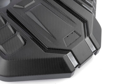 Dinan 21-27 BMW M2/M3/M4 (G80/G82/G87) Matte Carbon Fiber Engine Cover w/Gloss Accents