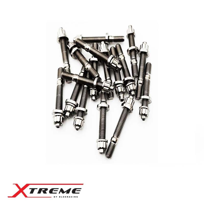 BLOX Racing M8X1.25X55mm Single Piece - Titanium