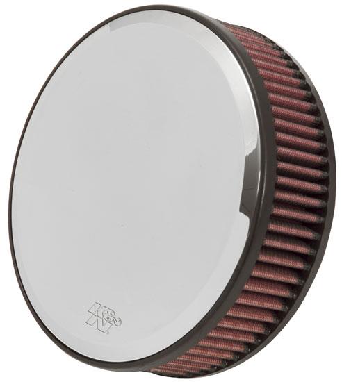 K&N Engineering K&N H/D Sportster Filter Kit Round Mirror Intake System-Harley-Davidson