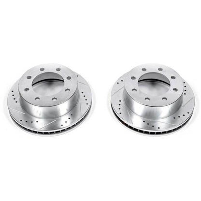 PowerStop Power Stop 00-02 Dodge Ram 2500 Front Evolution Drilled & Slotted Rotors - Pair