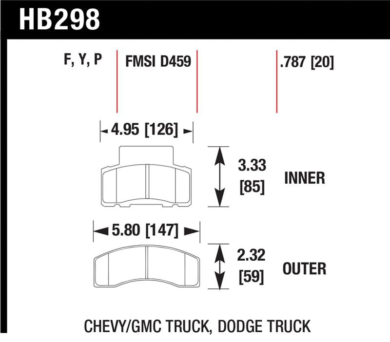 Hawk Performance Hawk HPS Street Brake Pads