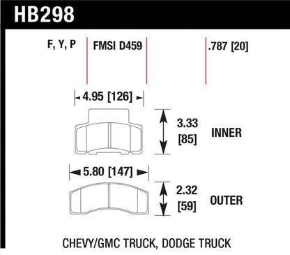 Hawk Performance Hawk HPS Street Brake Pads
