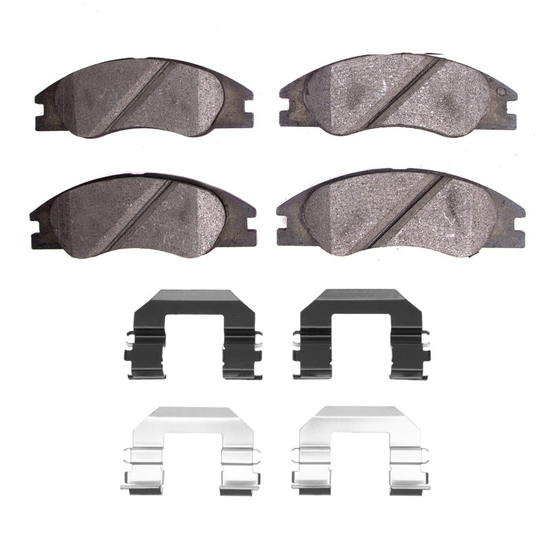 R1 Concepts R1 04-09 Kia Spectra5 Front Semi Met Pads & Hardware Kit
