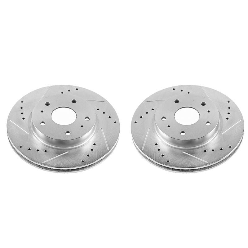PowerStop Power Stop 07-13 Suzuki SX4 Front Evolution Drilled & Slotted Rotors - Pair