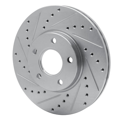 R1 Concepts R1 10-13 Ford Transit CONNECT Front Left Drilled & Slotted Silver Brake Rotor