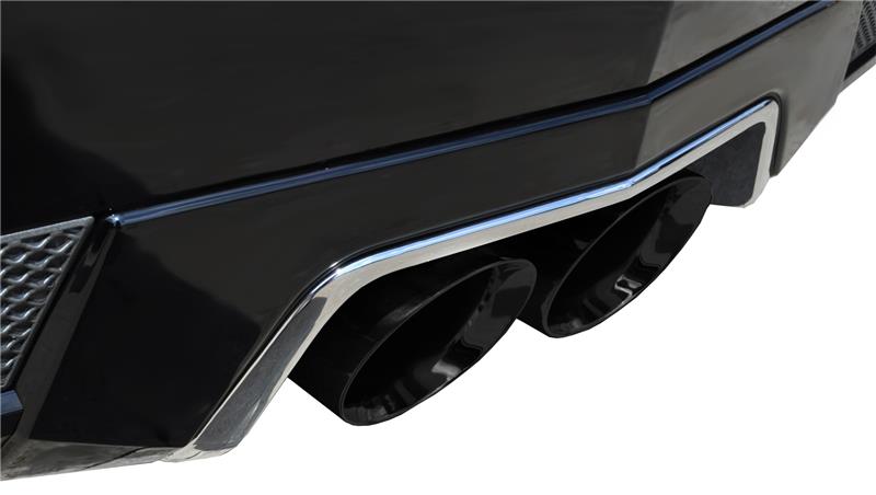 CORSA Performance Corsa 2011-2015 Cadillac CTS Coupe V 6.2L V8 Black Sport Axle-Back Exhaust