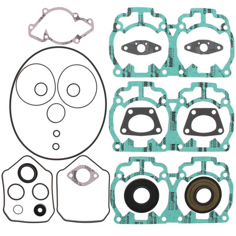 Vertex Pistons Vertex Gaskets 1999 Ski-Doo MX Z 600 Complete Gasket Kit w/ Oil Seals