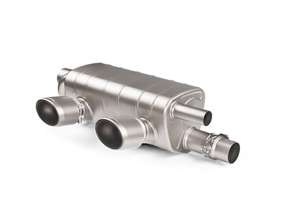 Akrapovic 16-17 Porsche 911 Carrera S/4/4S/GTS (991.2) Slip-On Line (Titanium) w/ Titanium Tips