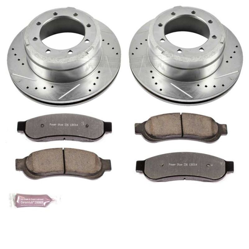PowerStop Power Stop 10-12 Ford F-350 Super Duty Rear Z36 Truck & Tow Brake Kit