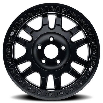 Dirty Life 9314 Canyon Race 17x9 / 5x127 BP / -38mm Offset / 71.5mm Hub Matte Black Wheel