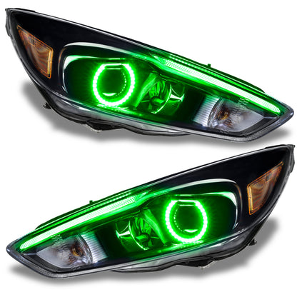 ORACLE Lighting Oracle 15-17 Ford Focus RS/ST DRL Upgrade w/ Halo Kit - ColorSHIFT w/ BC1 Controller