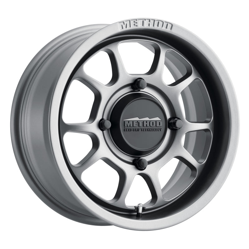 Method Wheels Method MR409 Bead Grip 15x7 / 5+2/38mm Offset / 4x156 / 132mm CB Steel Grey Wheel