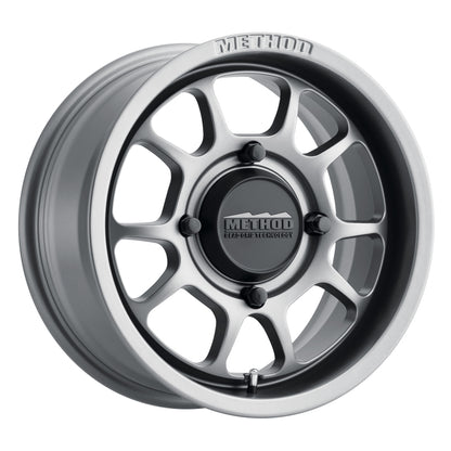 Method Wheels Method MR409 Bead Grip 15x7 / 5+2/38mm Offset / 4x156 / 132mm CB Steel Grey Wheel