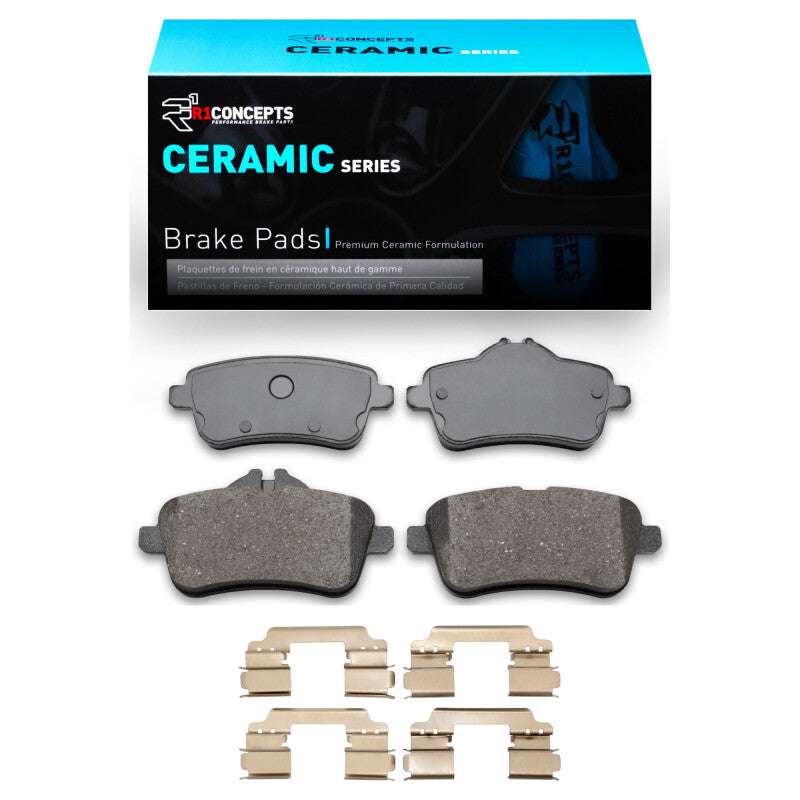 R1 Concepts R1 12-19 Mercedes-Benz ML63 AMG Rear Ceramic Pads & Hardware Kit