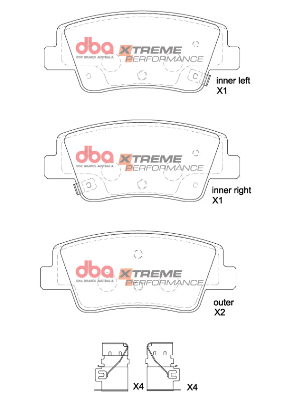DBA 2022+ Hyundai Ioniq 5 XP Performance Front Brake Pads