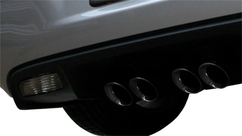 CORSA Performance Corsa 2009-2013 Chevrolet Corvette C6 6.2L V8 LS3 Manual Black Sport 3in Cat-Back