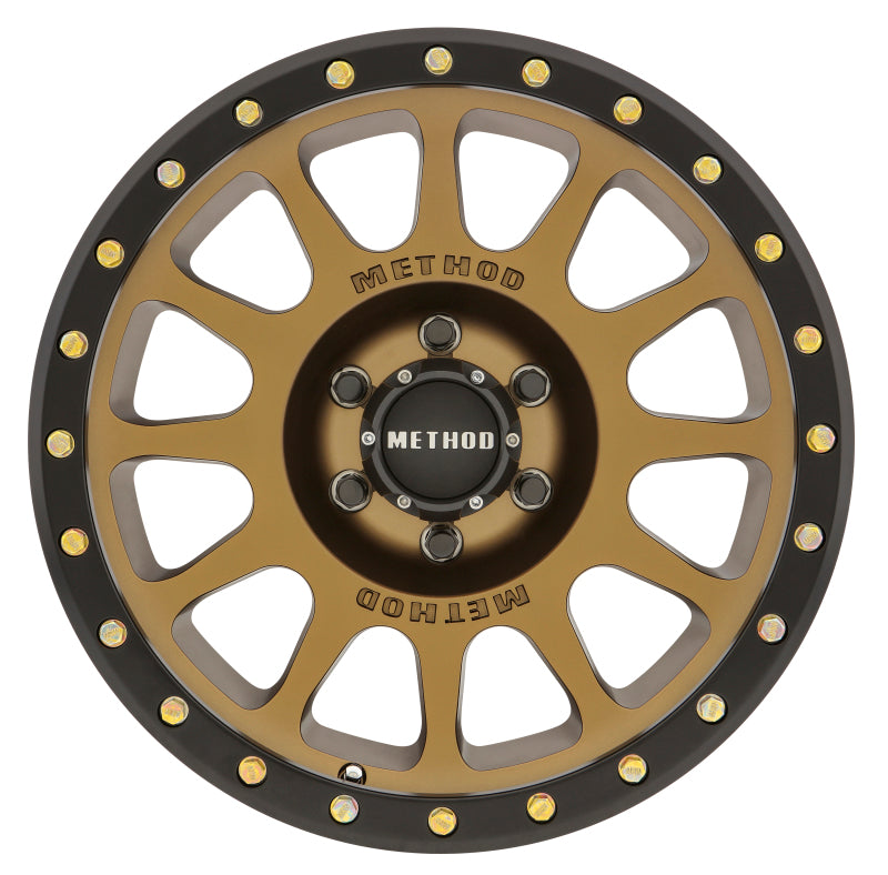 Method Wheels Method MR305 NV 18x9 -12mm Offset 6x5.5 108mm CB Method Bronze/Black Street Loc Wheel