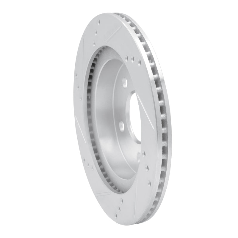 R1 Concepts R1 93-97 Chevrolet Camaro Rear Right Drilled & Slotted Silver Brake Rotor