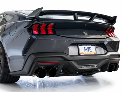 AWE Tuning AWE 2024 Ford Mustang Dark Horse S650 RWD SwitchPath Cat-Back Exhaust w/ Quad Diamond Black Tips