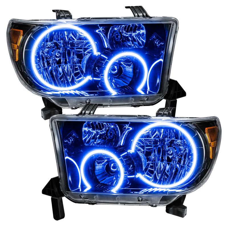ORACLE Lighting Oracle 07-11 Toyota Tundra Pre-Assembled Headlights - Black Housing - w/ BC1 Controller