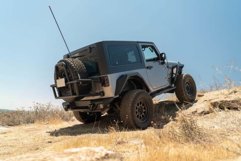 DV8 Offroad DV8 07-18 Jeep Wrangler JK Body Mounted Tire Carrier