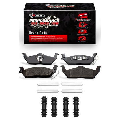 R1 Concepts R1 04-11 Ford F-150 RWD Rear Performance Off-Road/Tow Brake Pads & Hardware Kit