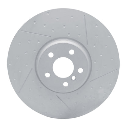 DFC 20-25 BMW M340iX Right Front Hi-Carbon Alloy Geomet Coated Rotor - Dimpled and Slotted