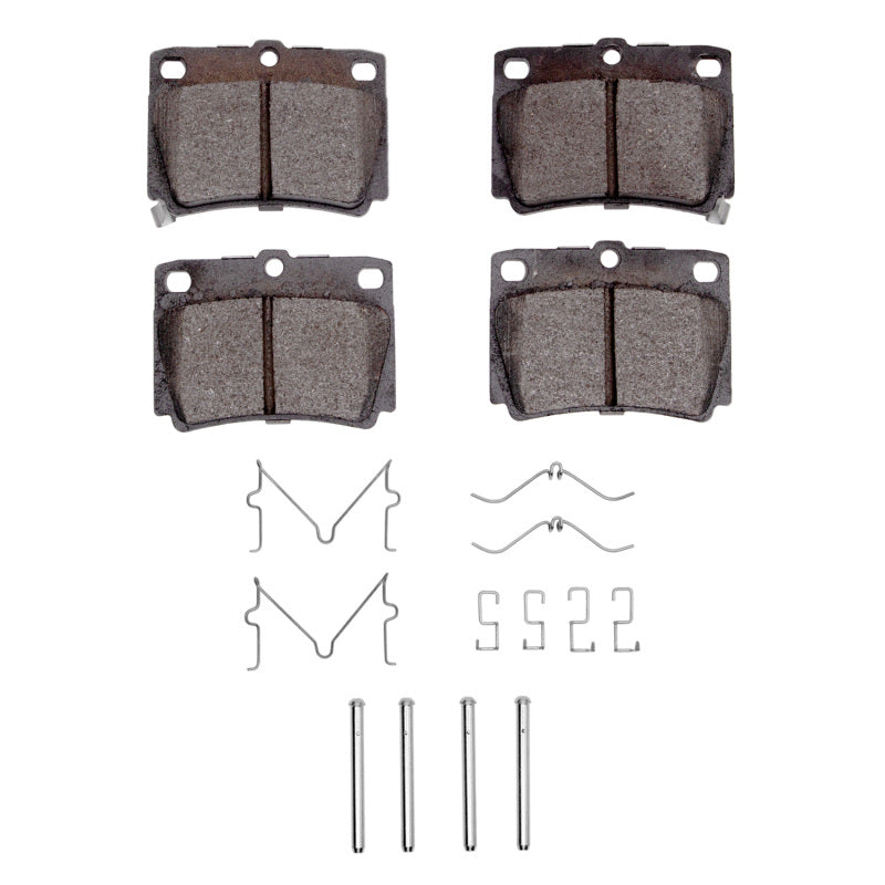 R1 Concepts R1 97-04 Mitsubishi Montero Sport (USA/Canada) Rear Optimum OE Pads & Hardware Kit