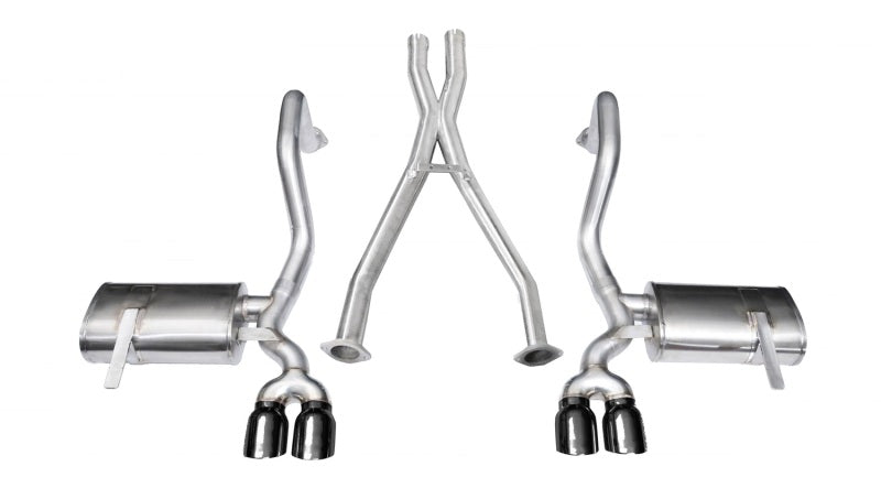 CORSA Performance Corsa 1997-2004 Chevrolet Corvette C5 Z06 5.7L V8 Black Xtreme Cat-Back + XO Exhaust
