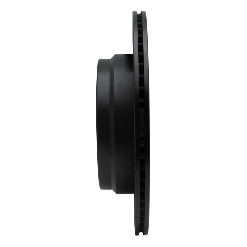 R1 Concepts R1 06-12 Land Rover Range Rover Rear Left Drilled & Slotted Black Brake Rotor