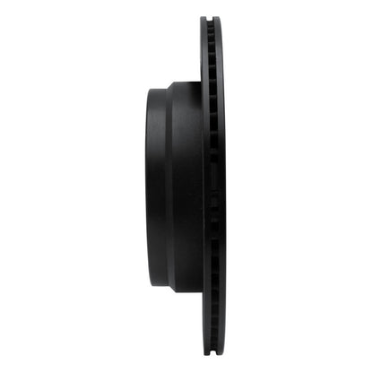 R1 Concepts R1 06-12 Land Rover Range Rover Rear Left Drilled & Slotted Black Brake Rotor