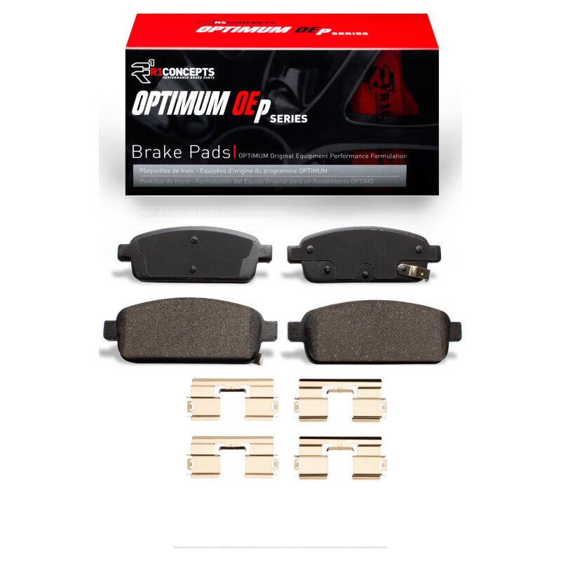 R1 Concepts R1 11-19 Buick Verano Rear Optimum OE Brake Pads & Hardware Kit