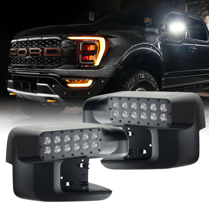 ORACLE Lighting Oracle 21-25 Ford F150 LED Off-Road Side Mirror Ditch Lights - White LED
