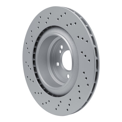 DFC 15-19 BMW X6 Right Rear Drilled GeoSPEC Coated Rotor