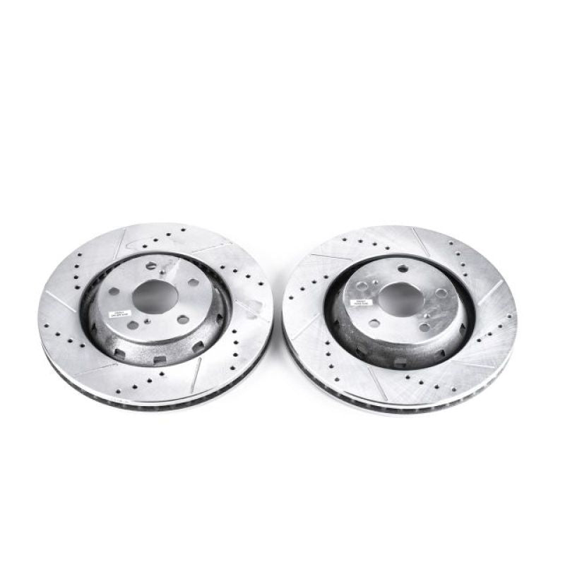 PowerStop Power Stop 09-16 Toyota Venza Front Evolution Drilled & Slotted Rotors - Pair