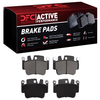 DFC 98-05 Porsche 911 Rear/Front Active Performance Pads - Low Metallic