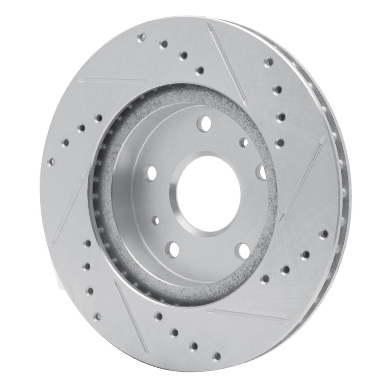 R1 Concepts R1 07-19 Suzuki SX4 S-Cross (Mexico) Front Left Drilled & Slotted Silver Brake Rotor