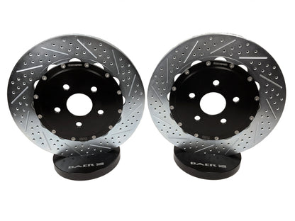 Baer Brakes 10-15 Chevrolet Camaro SS Eradispeed+ Rear SDZ 2-Piece Performance Brake Rotors