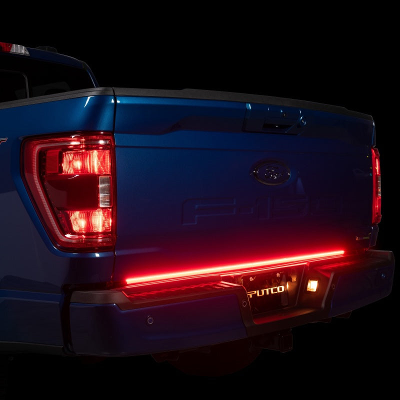 Putco 2024+ Ford F150 w/Factory LED Tail Light 60in Red Blade Tailgate Light Bar Plug-N-Play