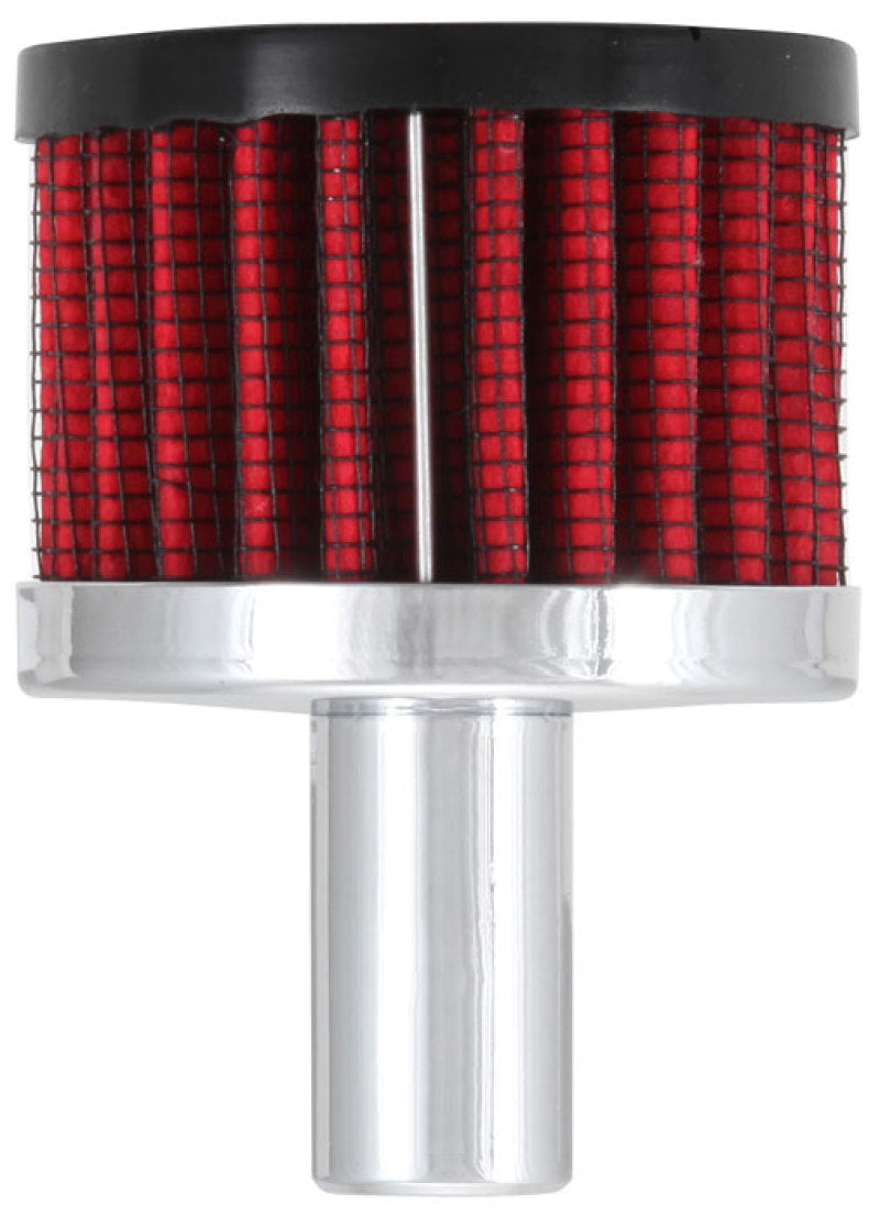 K&N Engineering K&N Steel Base Crankcase Vent Filter .625in Vent OD x 2in OD x 1.5in Height